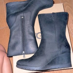 Brand New Joely Black Suede Uggs